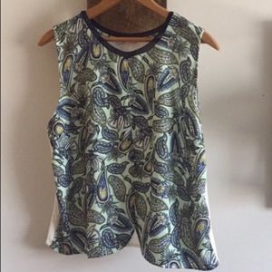 Zara Paisley Tank Top (new)